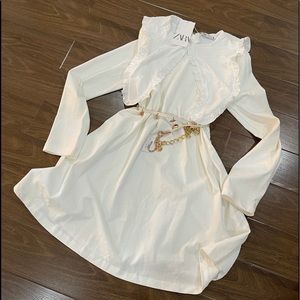 Zara peter pan collar dress